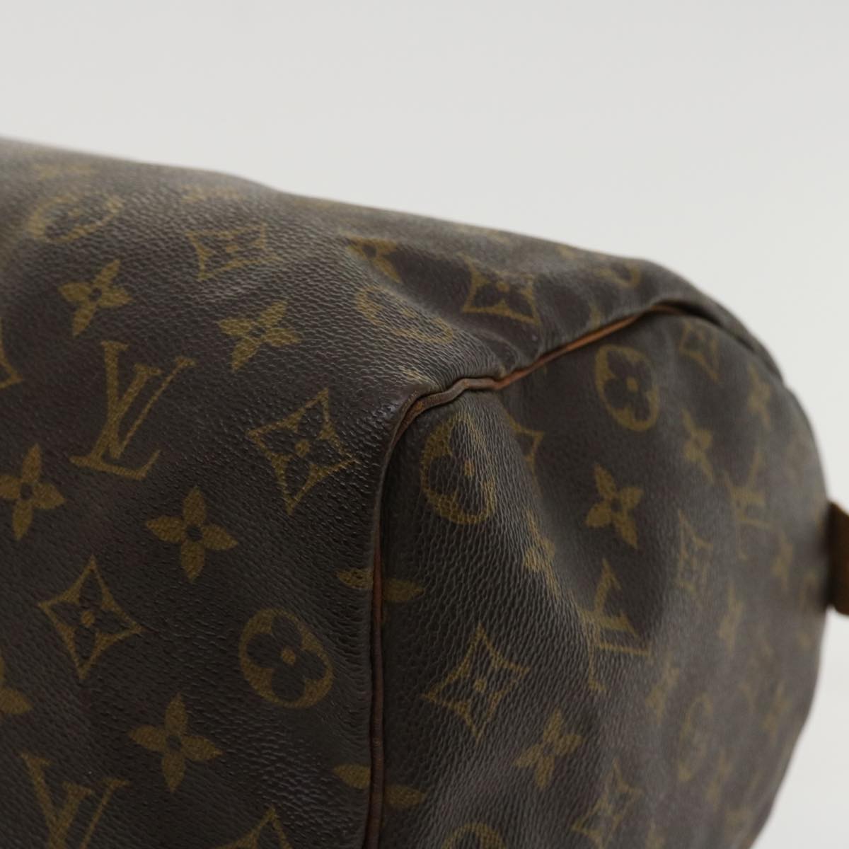 LOUIS VUITTON Monogram Speedy 35 Hand Bag M41524 LV Auth ar8775