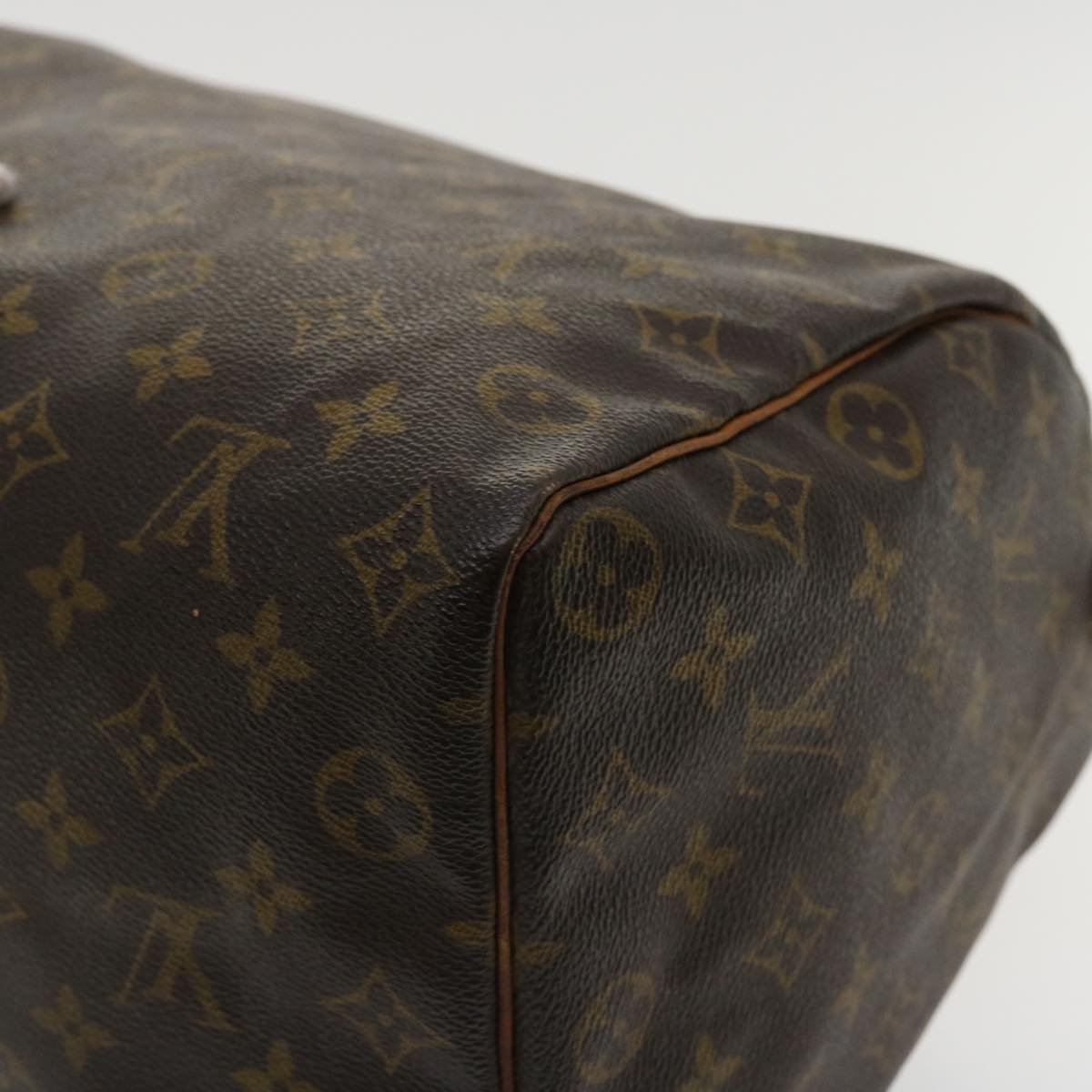 LOUIS VUITTON Monogram Speedy 35 Hand Bag M41524 LV Auth ar8775