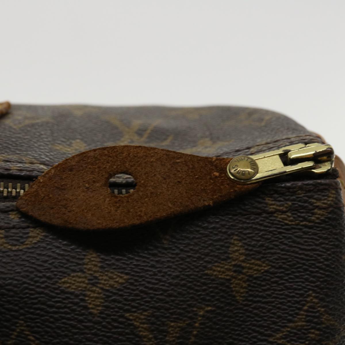 LOUIS VUITTON Monogram Speedy 35 Hand Bag M41524 LV Auth ar8775