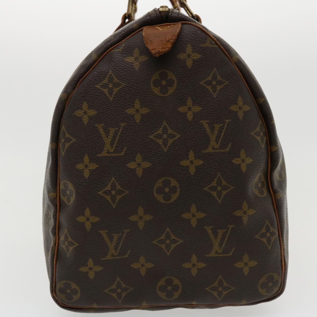 LOUIS VUITTON Monogram Speedy 35 Hand Bag M41524 LV Auth ar8775