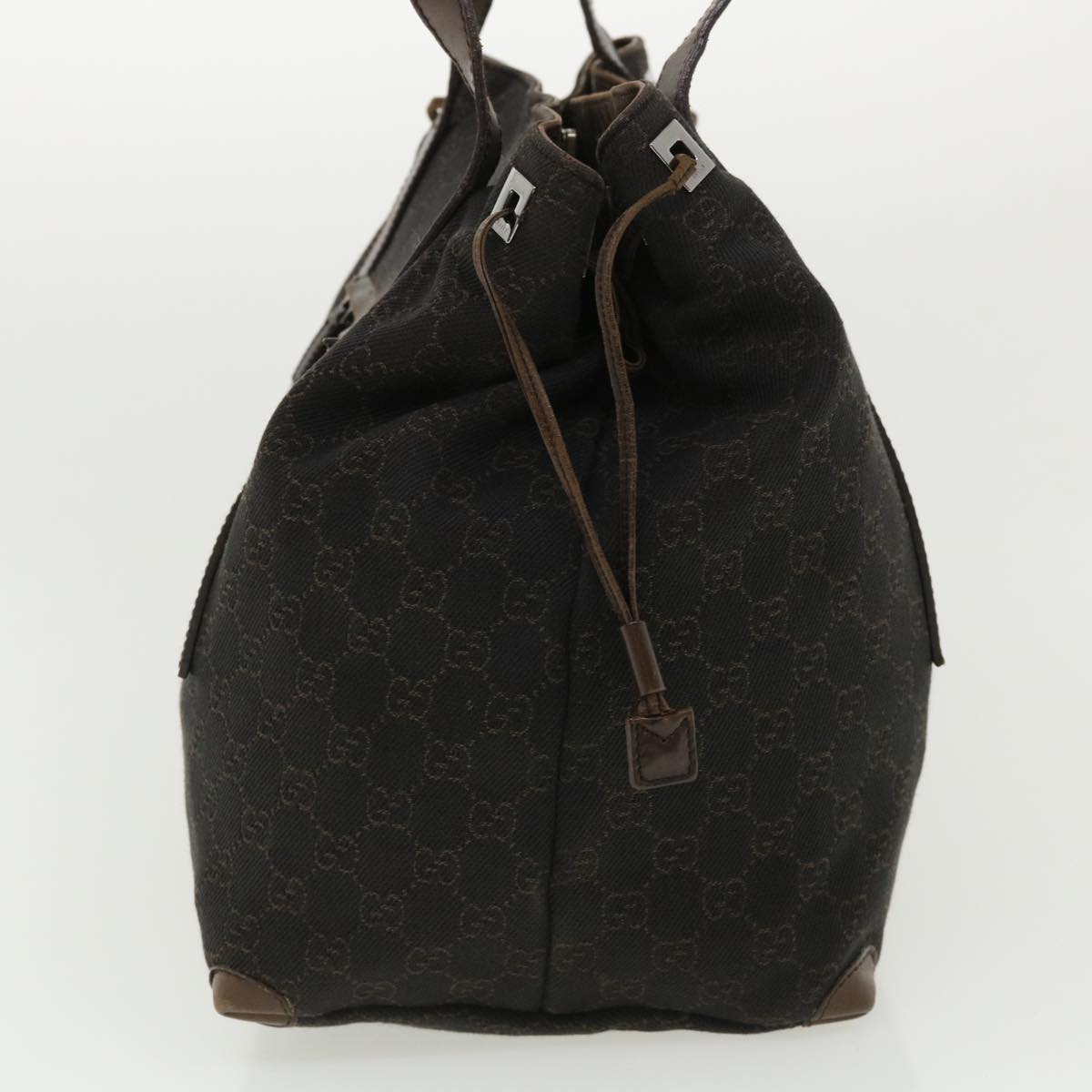 GUCCI GG Canvas Tote Bag Brown 30501/203419 Auth ar8789