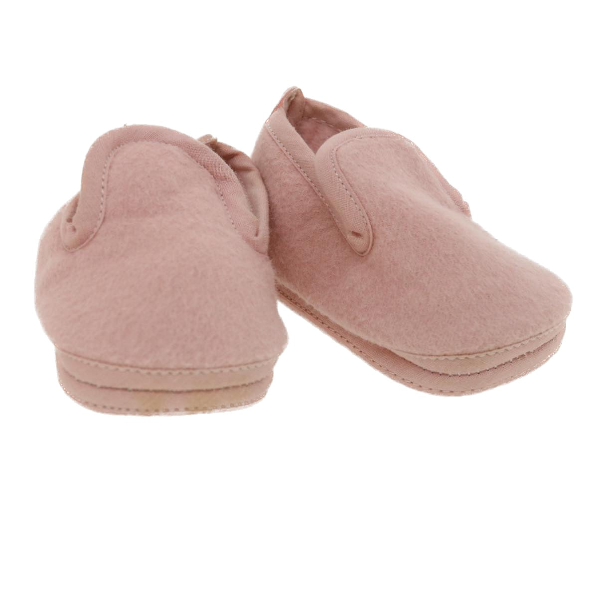 HERMES Baby Shoes Wool Pink Auth ar8794