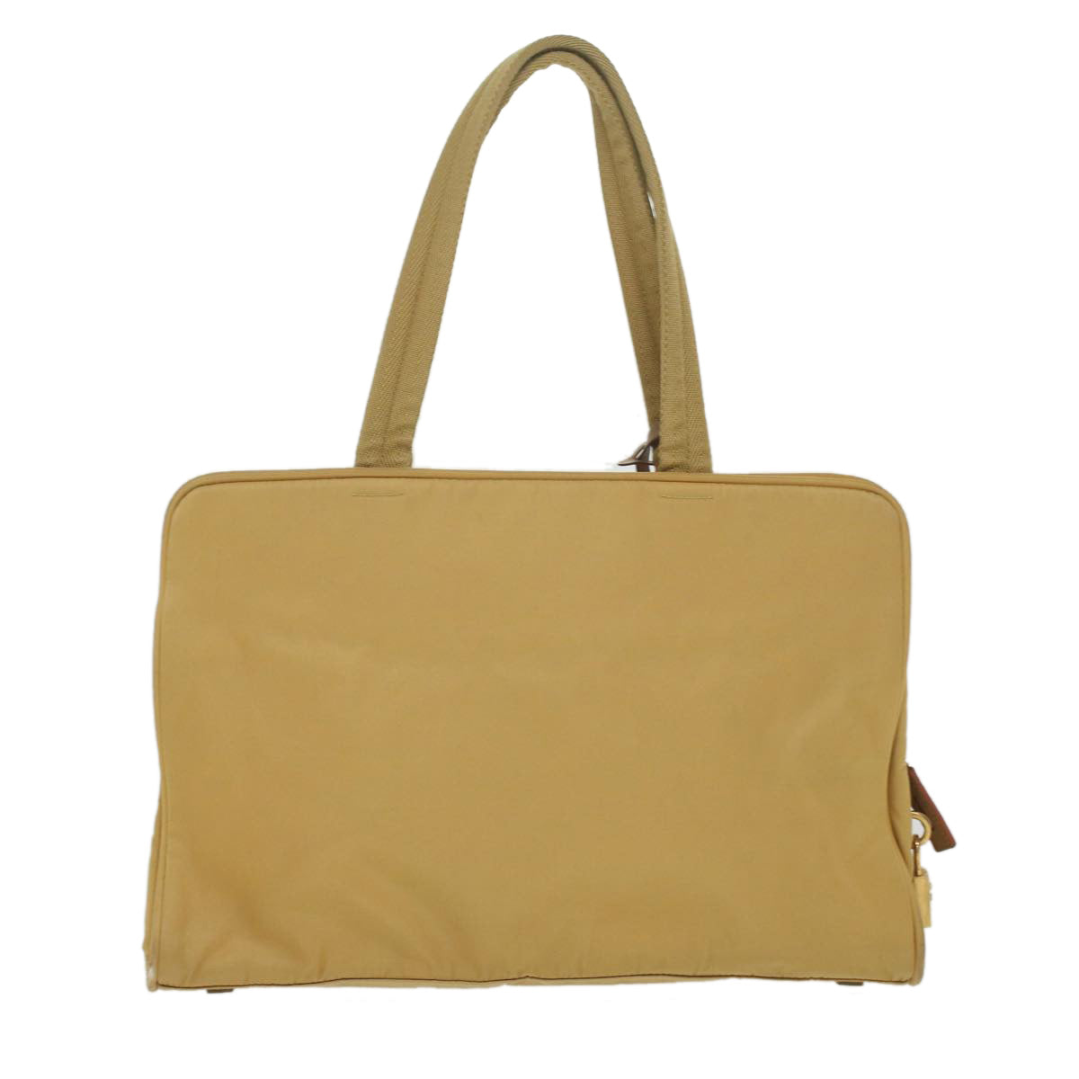 PRADA Tote Bag Nylon Yellow Auth ar8817 - 0