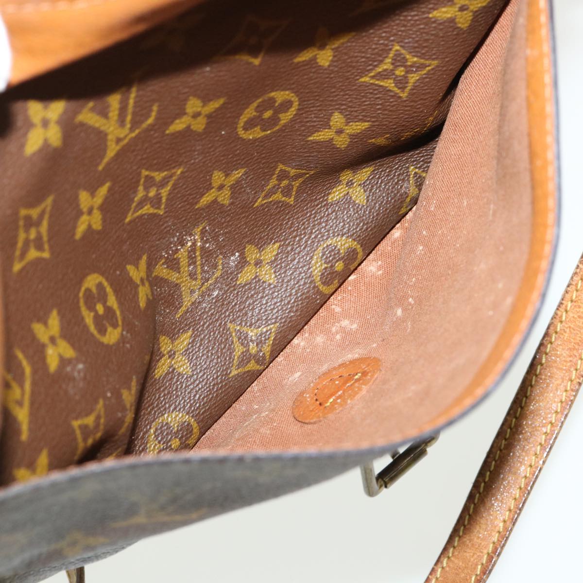 LOUIS VUITTON Monogram Jeune Fille GM Shoulder Bag Vintage M51225 LV Auth ar8820