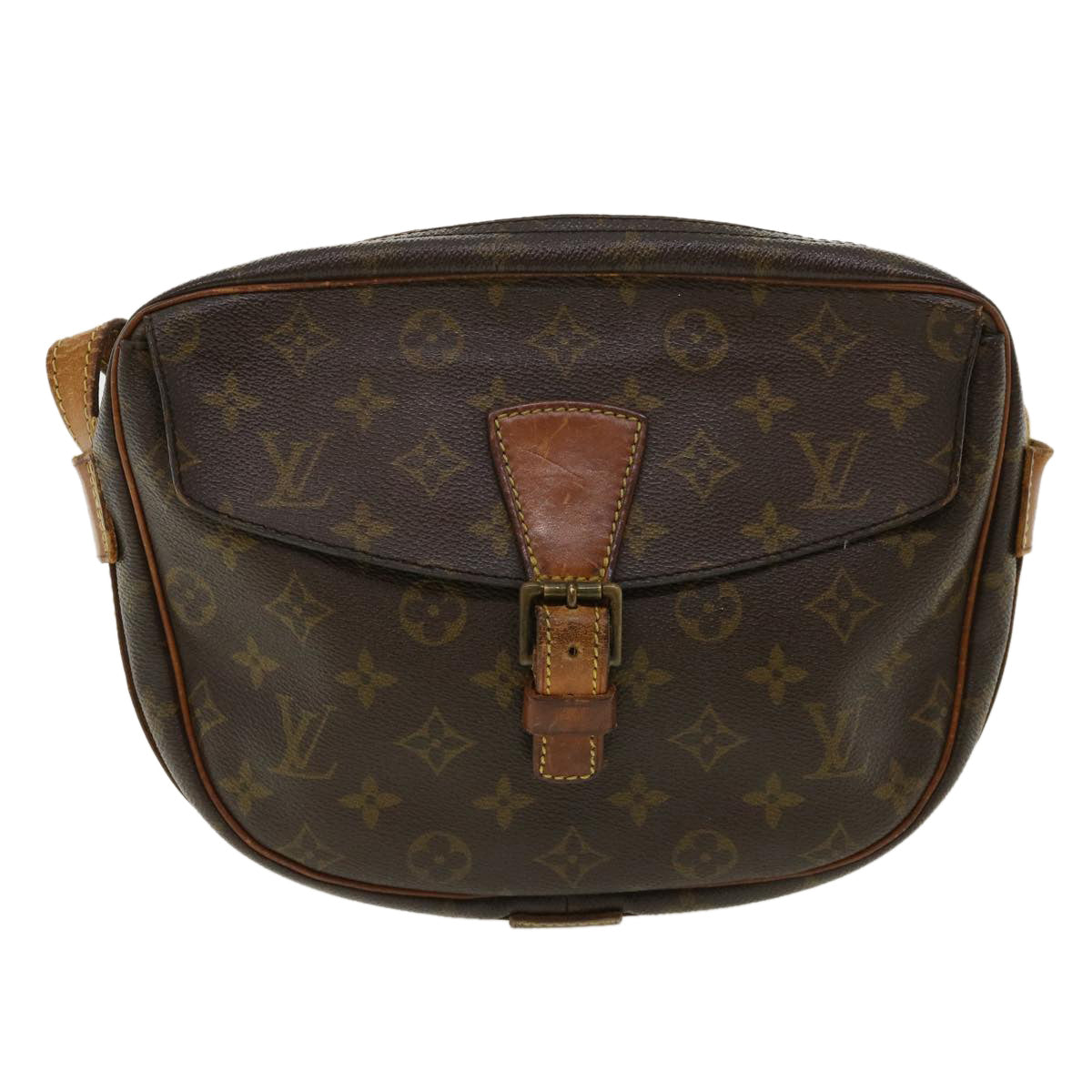 LOUIS VUITTON Monogram Jeune Fille GM Shoulder Bag Vintage M51225 LV Auth ar8820