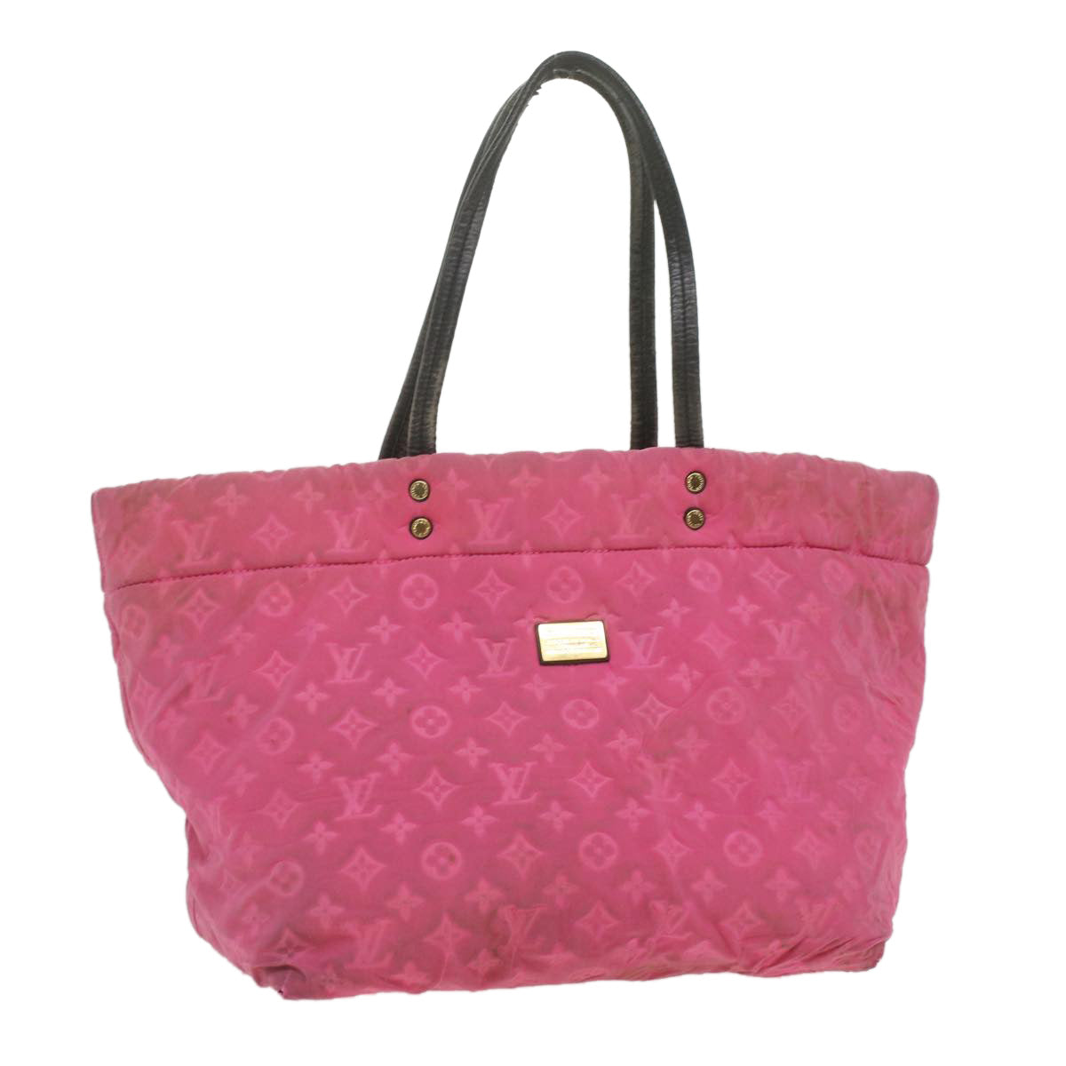 LOUIS VUITTON Cruise Scuba MM Tote Bag Microfiber Fuchsia M92802 LV Auth ar8879