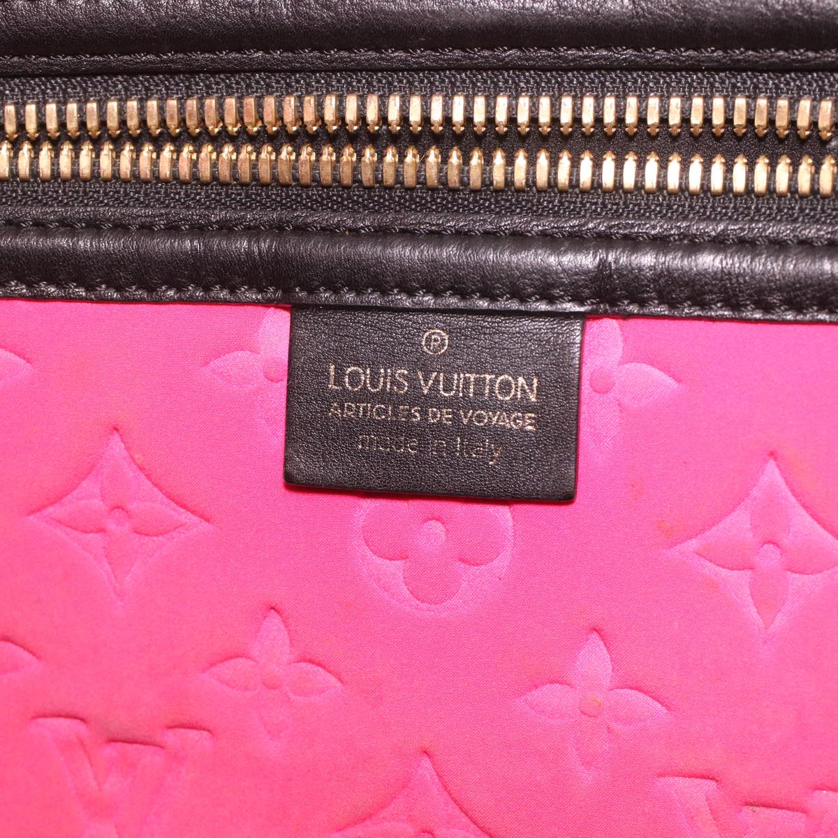 LOUIS VUITTON Cruise Scuba MM Tote Bag Microfiber Fuchsia M92802 LV Auth ar8879