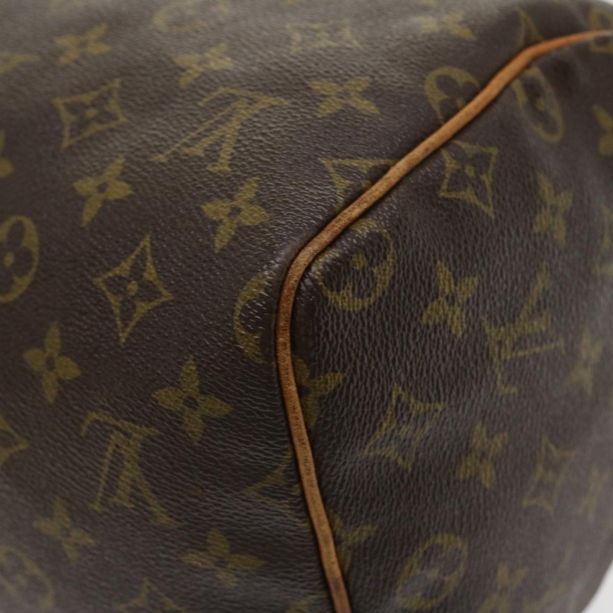 LOUIS VUITTON Monogram Speedy 30 Hand Bag M41526 LV Auth ar8890