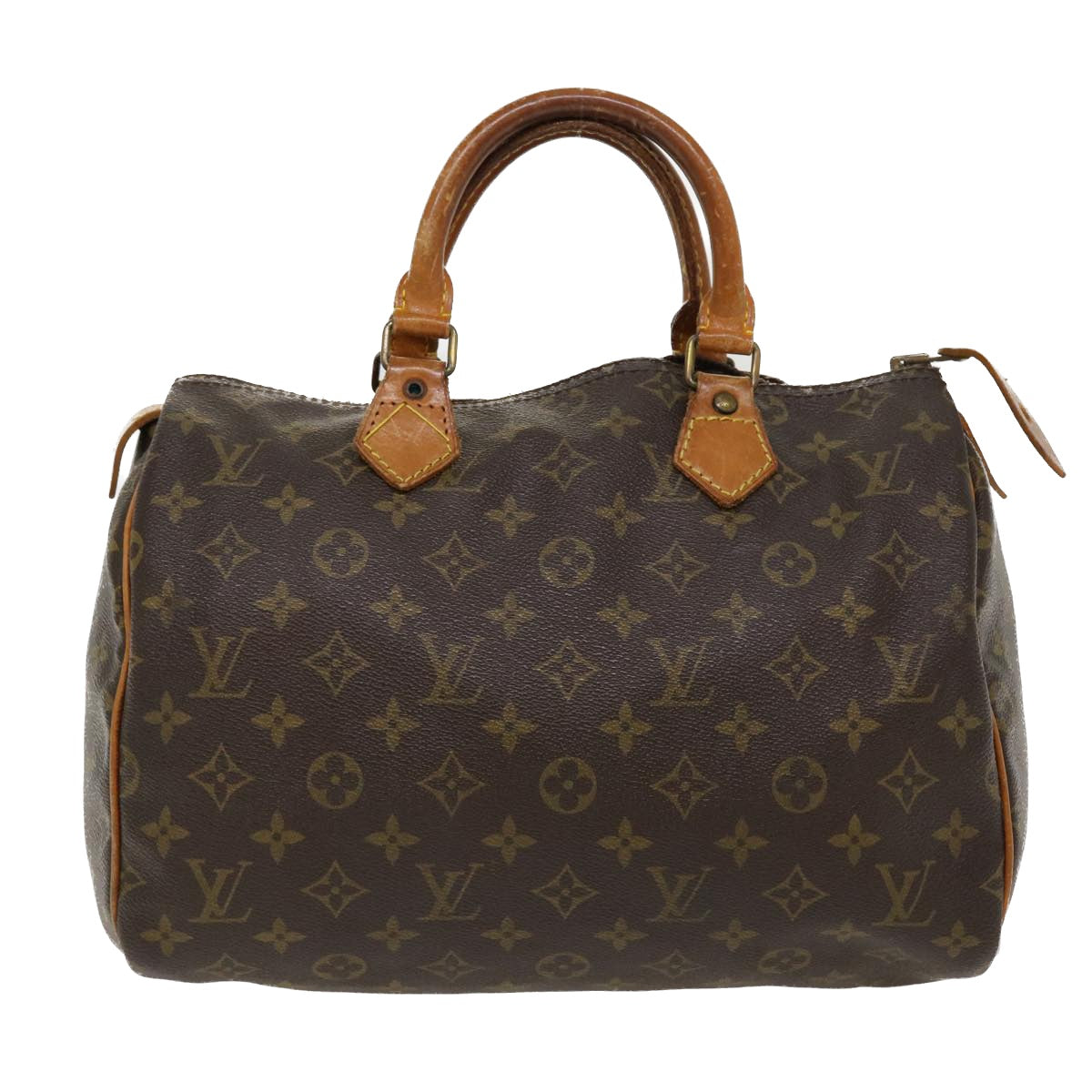 LOUIS VUITTON Monogram Speedy 30 Hand Bag M41526 LV Auth ar8890