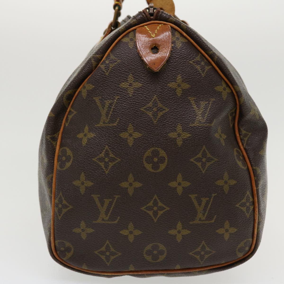 LOUIS VUITTON Monogram Speedy 30 Hand Bag M41526 LV Auth ar8890