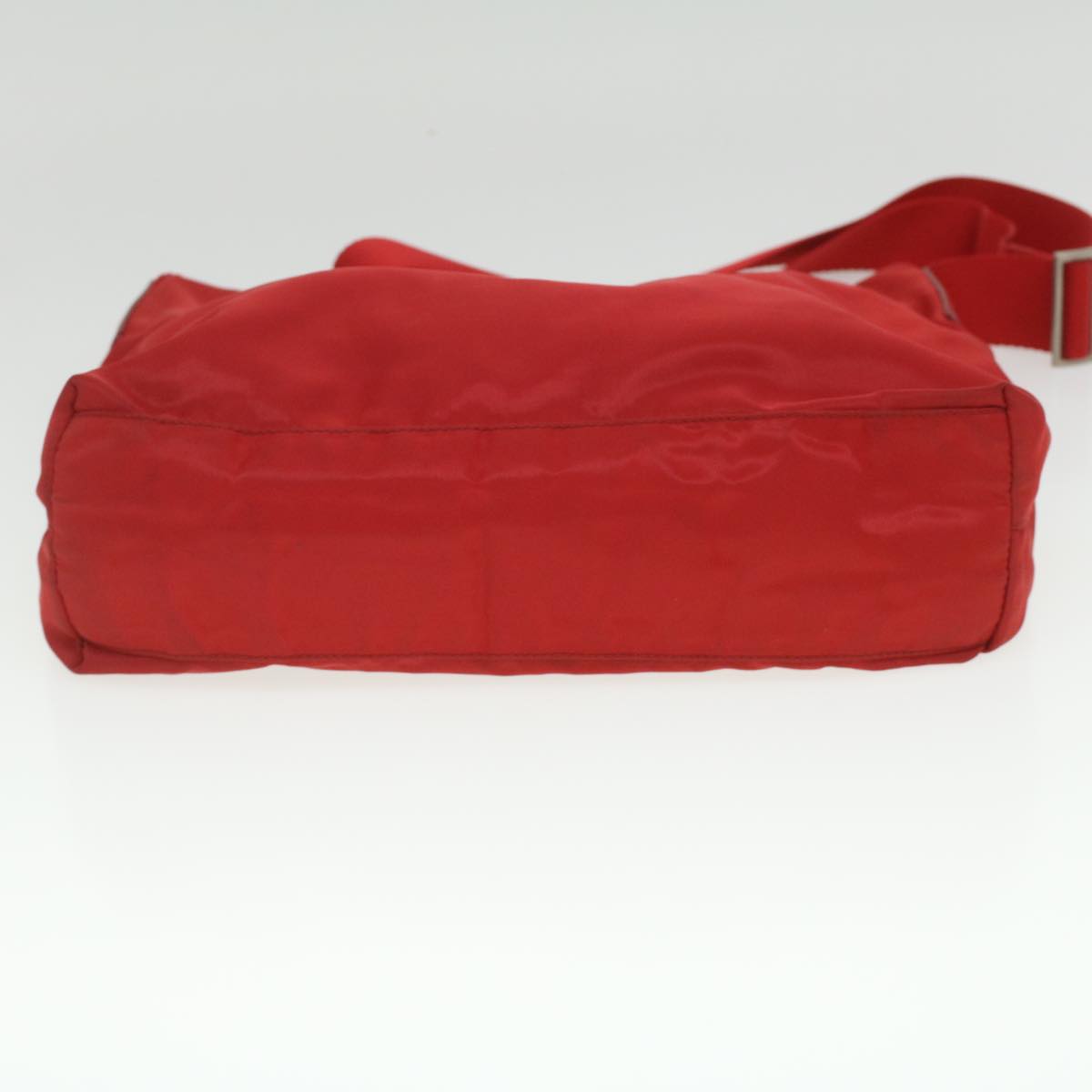 PRADA Shoulder Bag Nylon Red Auth ar8918
