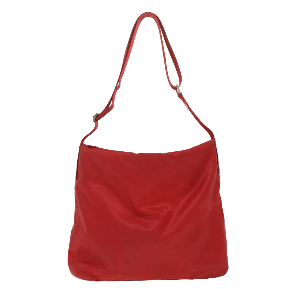 PRADA Shoulder Bag Nylon Red Auth ar8918 - 0