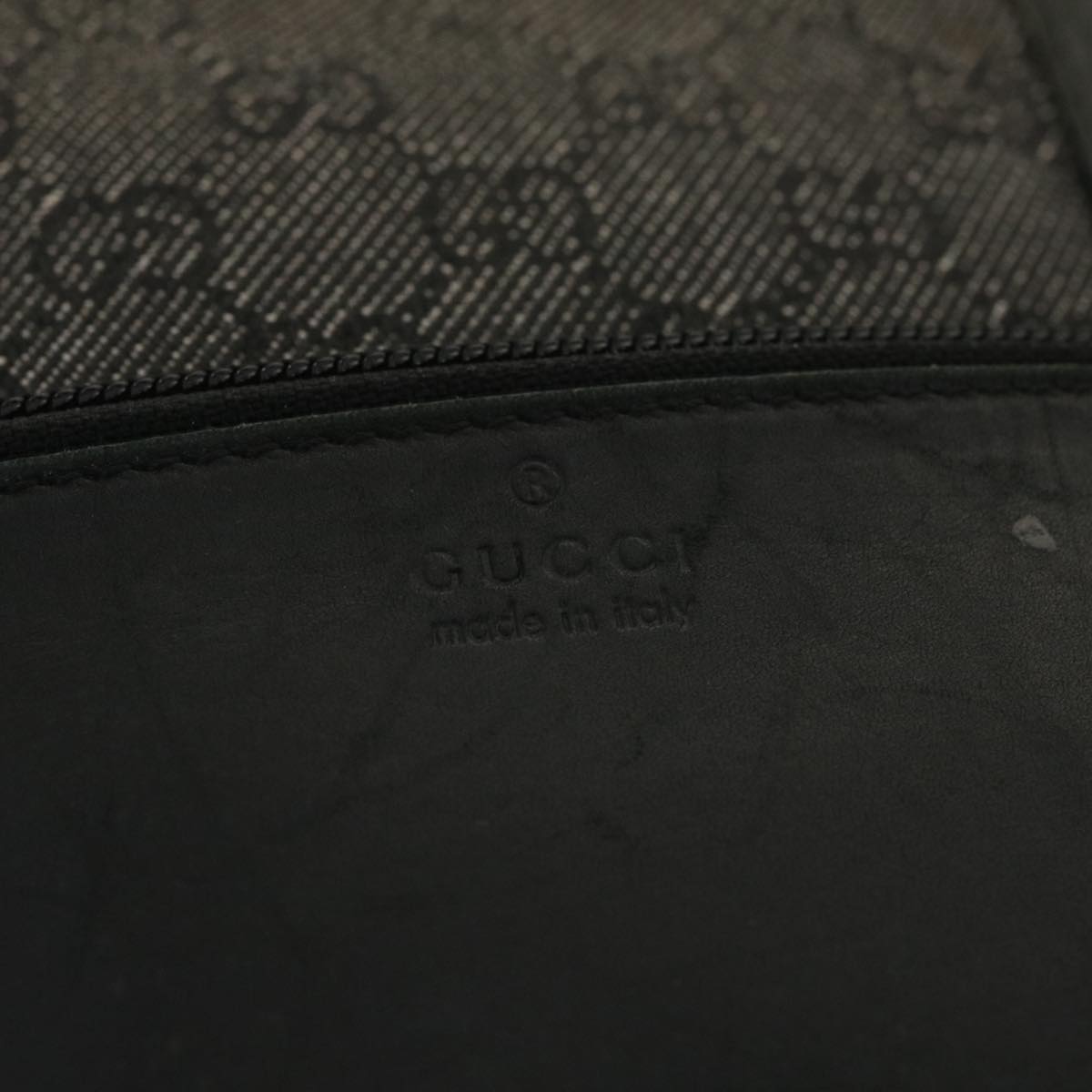 GUCCI GG Canvas Tote Bag Black 28893 Auth ar8950