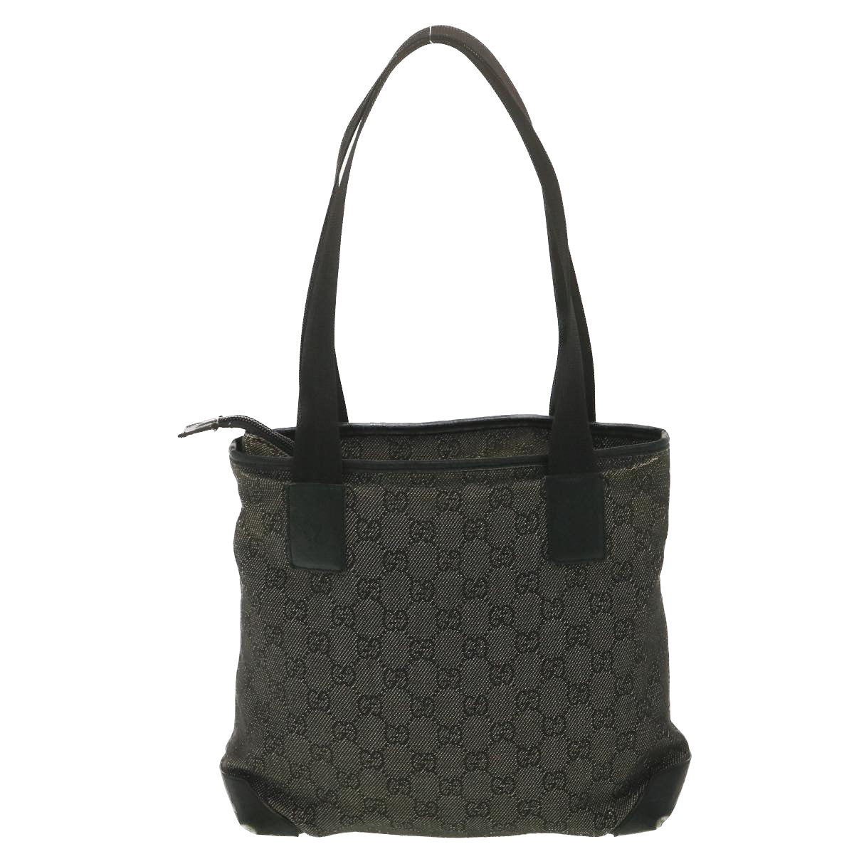 GUCCI GG Canvas Tote Bag Black 28893 Auth ar8950 - 0