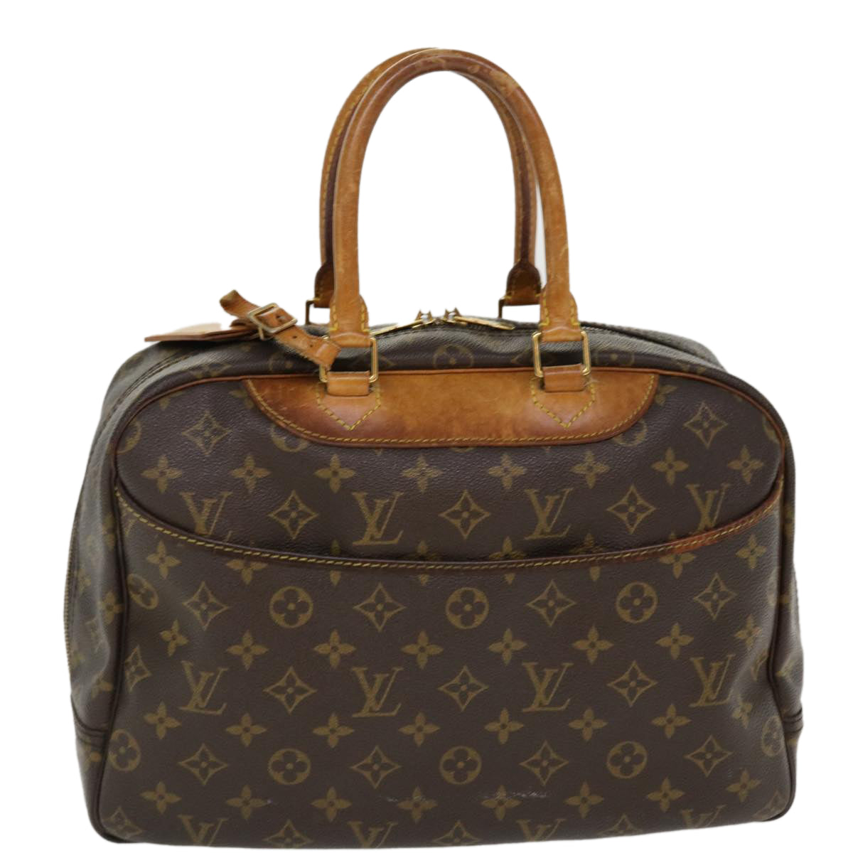 LOUIS VUITTON Monogram Deauville Hand Bag M47270 LV Auth ar8971