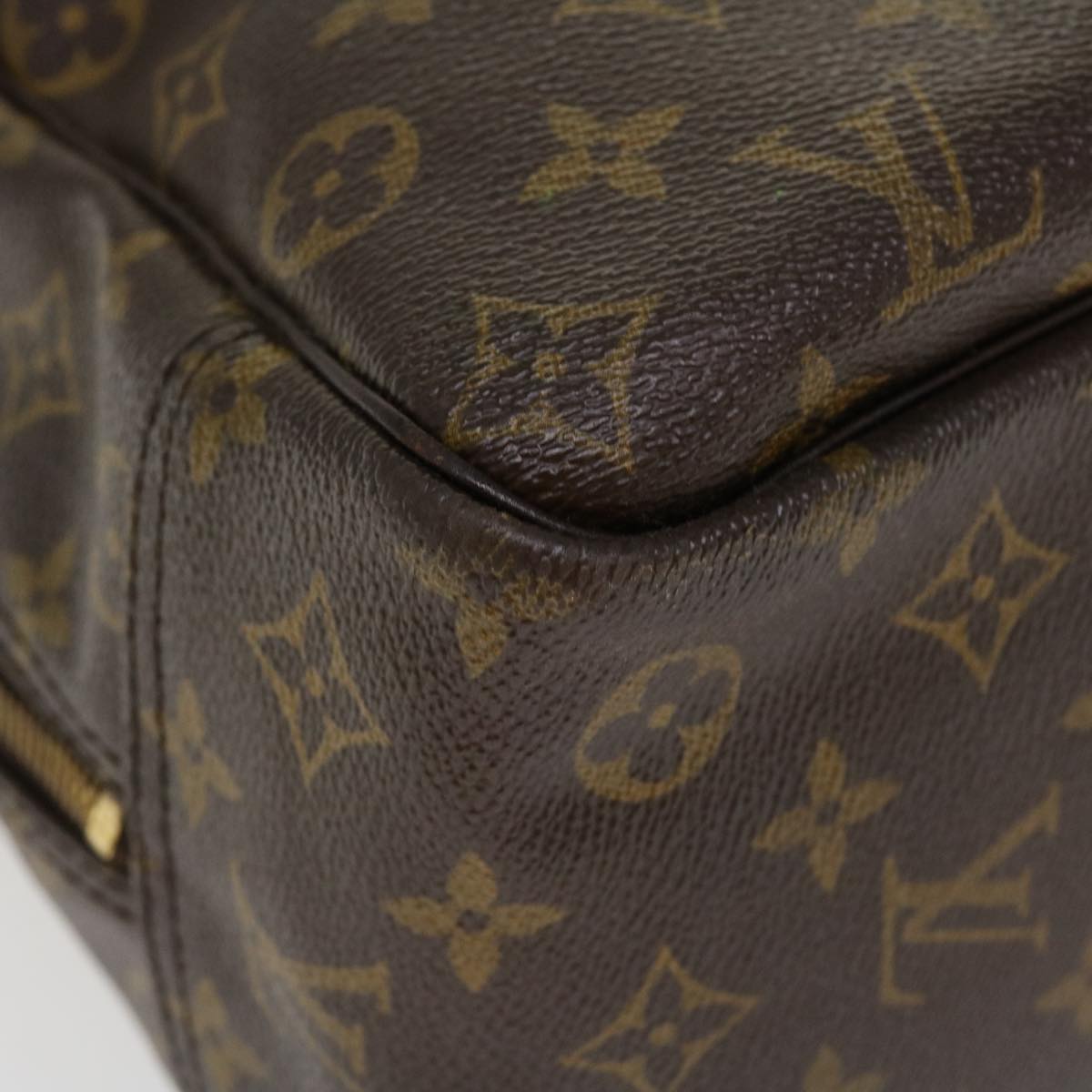 LOUIS VUITTON Monogram Deauville Hand Bag M47270 LV Auth ar8971