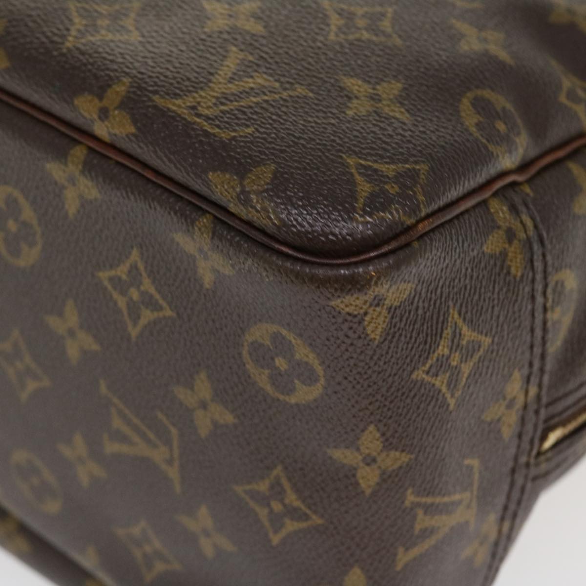 LOUIS VUITTON Monogram Deauville Hand Bag M47270 LV Auth ar8971