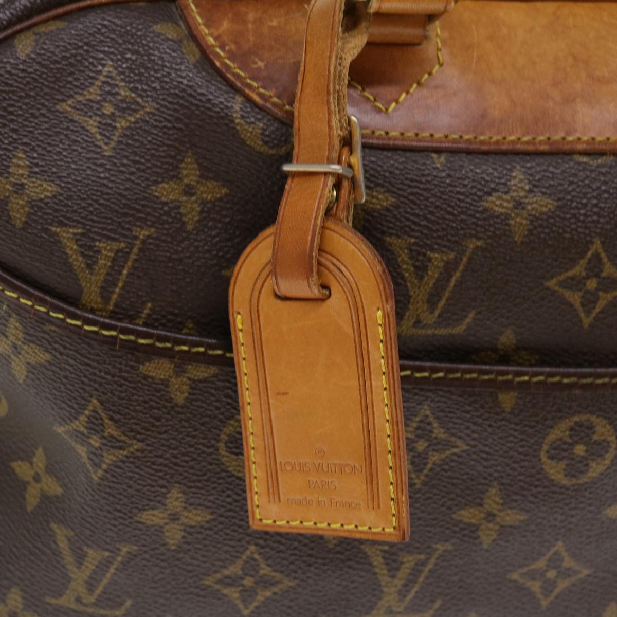 LOUIS VUITTON Monogram Deauville Hand Bag M47270 LV Auth ar8971