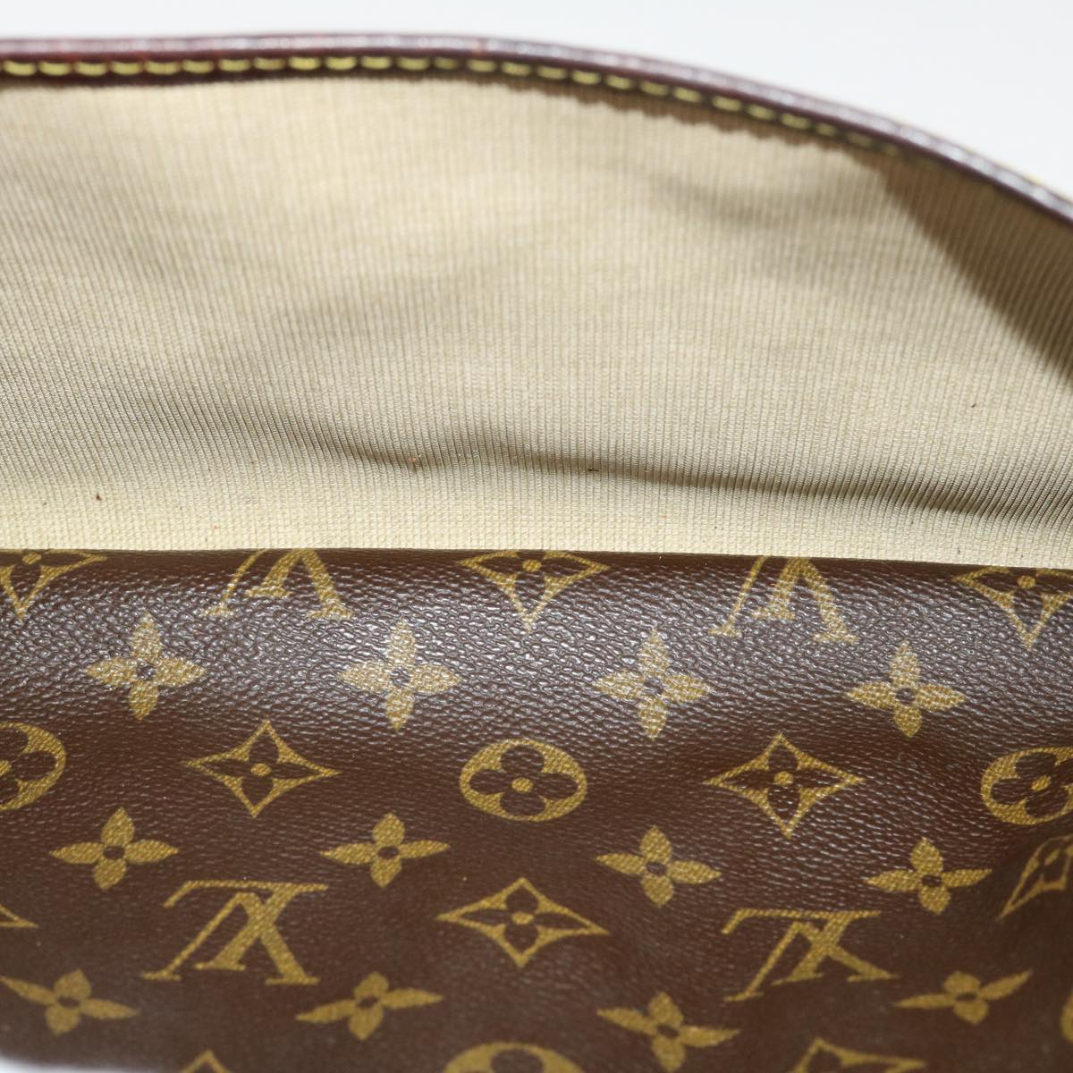 LOUIS VUITTON Monogram Deauville Hand Bag M47270 LV Auth ar8971