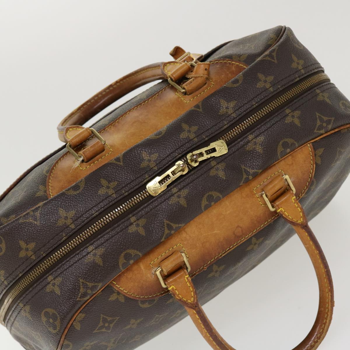 LOUIS VUITTON Monogram Deauville Hand Bag M47270 LV Auth ar8971