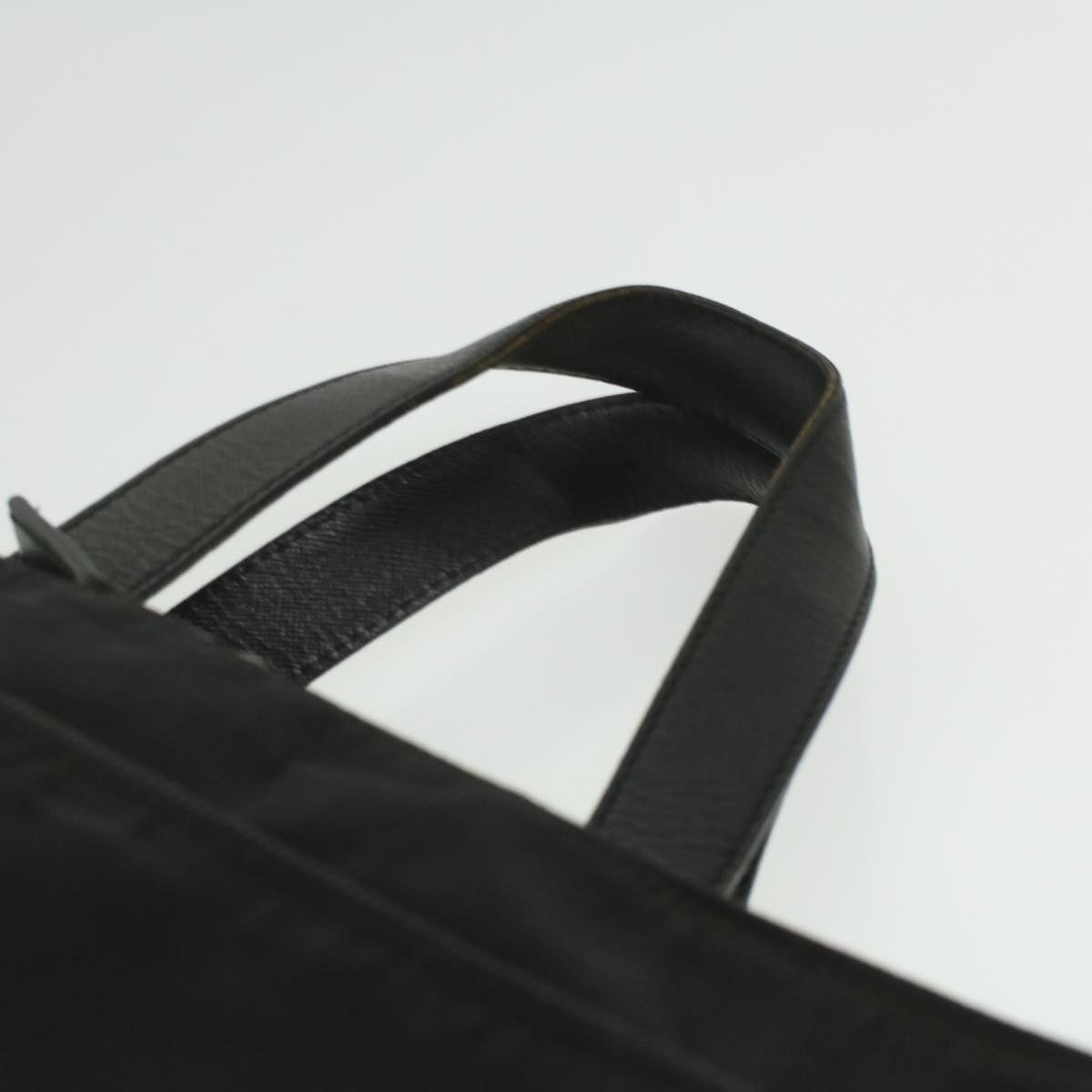 PRADA Business Bag Nylon Black Auth ar8973