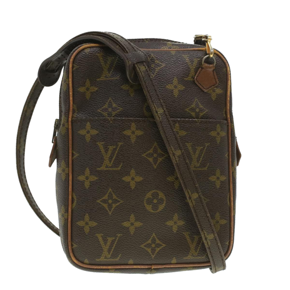 LOUIS VUITTON Monogram Danube Shoulder Bag Vintage M45266 LV Auth ar8986