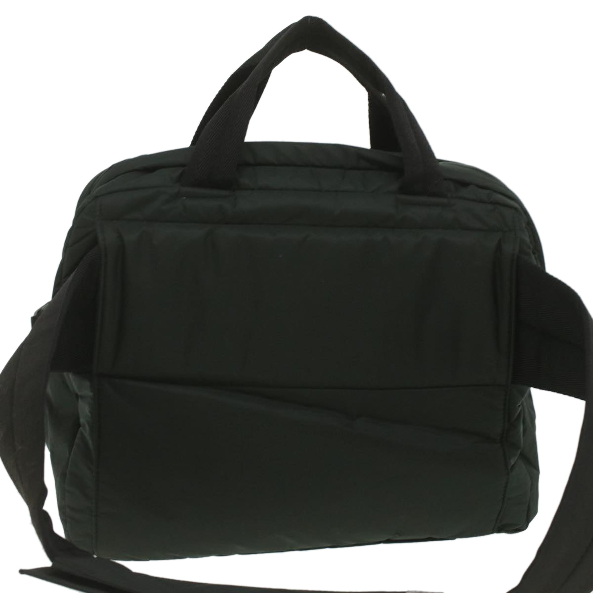 PRADA Waist Bag Nylon 2way Khaki Auth ar8989 - 0