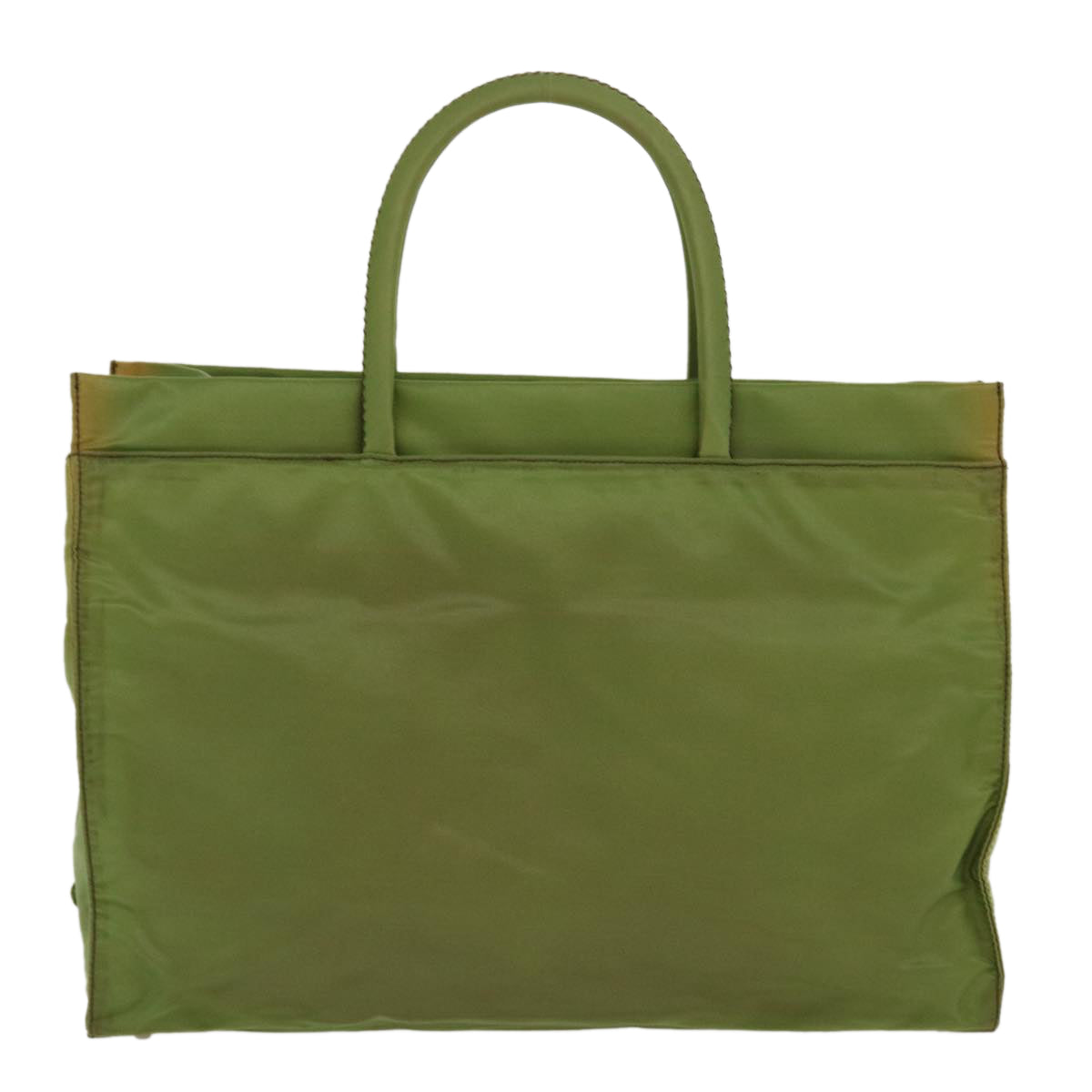 PRADA Hand Bag Nylon Khaki Auth ar8992 - 0