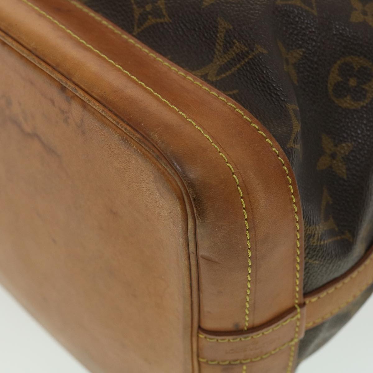 LOUIS VUITTON Monogram Noe Shoulder Bag M42224 LV Auth ar9005