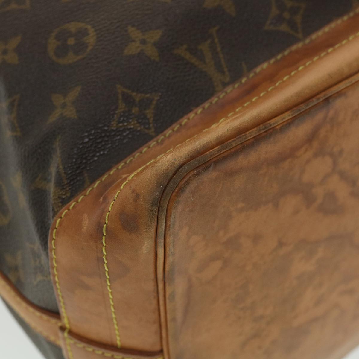 LOUIS VUITTON Monogram Noe Shoulder Bag M42224 LV Auth ar9005