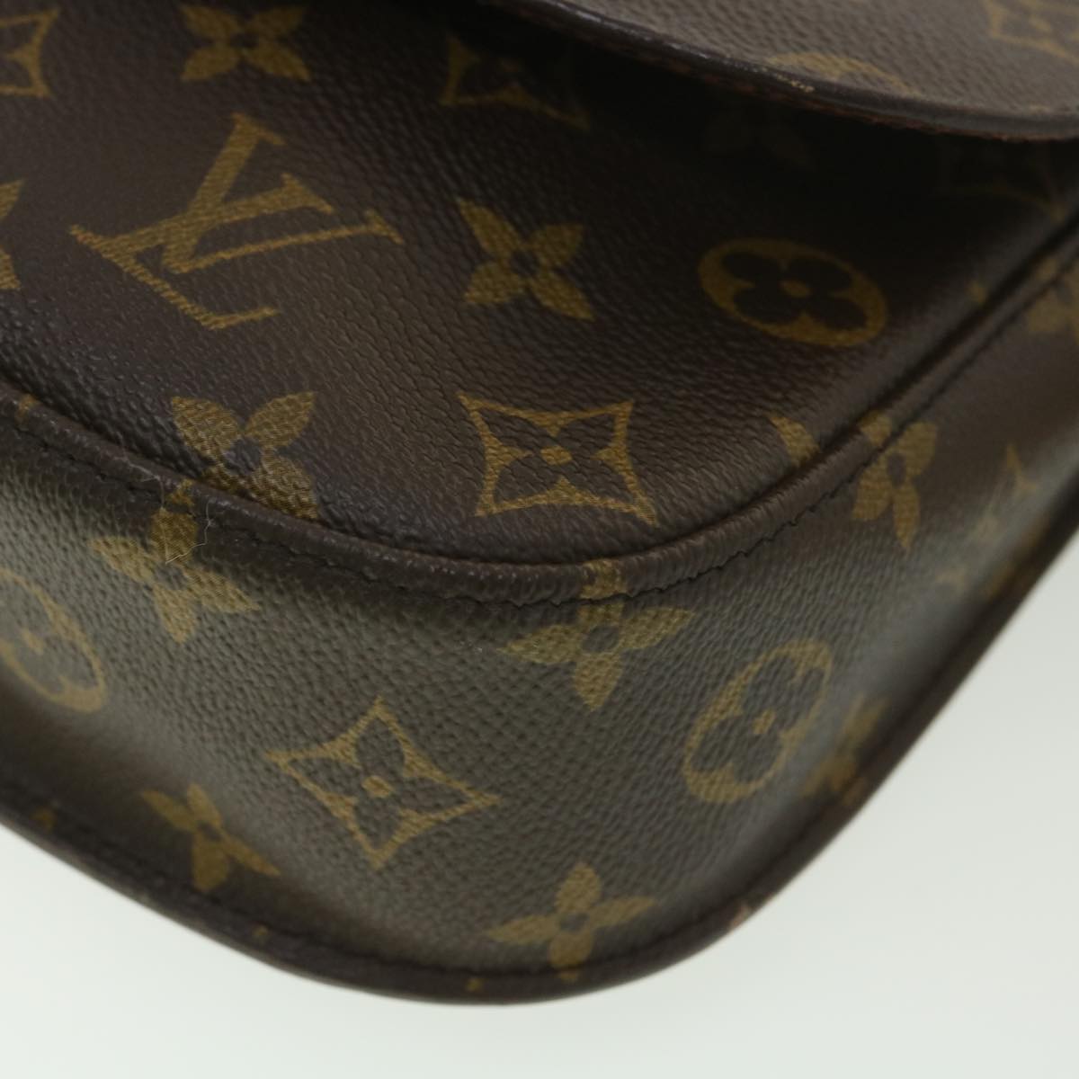 LOUIS VUITTON Monogram Saint Cloud MM Shoulder Bag M51243 LV Auth ar9006