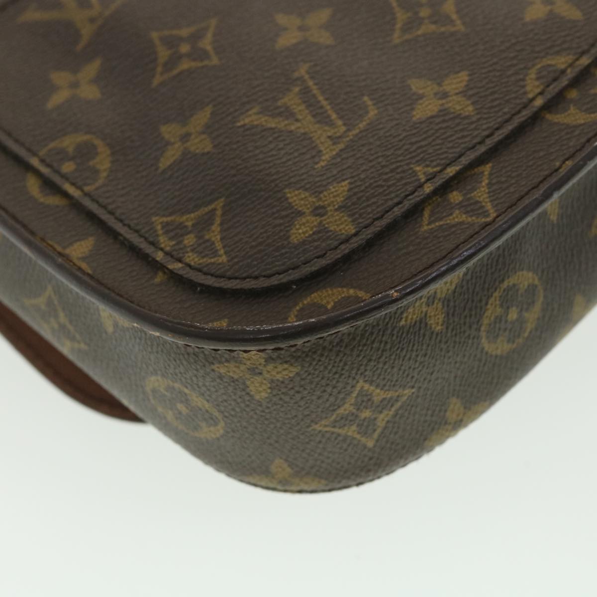 LOUIS VUITTON Monogram Saint Cloud MM Shoulder Bag M51243 LV Auth ar9006