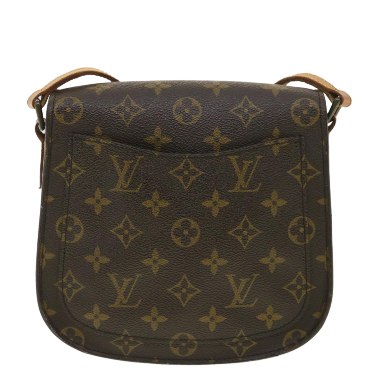 LOUIS VUITTON Monogram Saint Cloud MM Shoulder Bag M51243 LV Auth ar9006