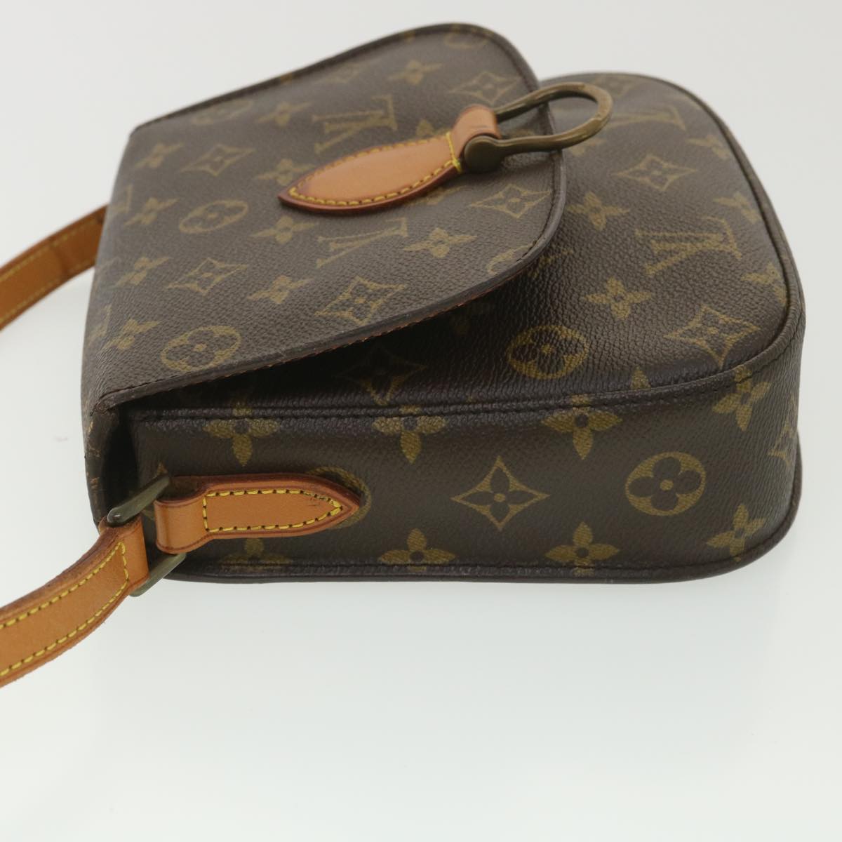 LOUIS VUITTON Monogram Saint Cloud MM Shoulder Bag M51243 LV Auth ar9006