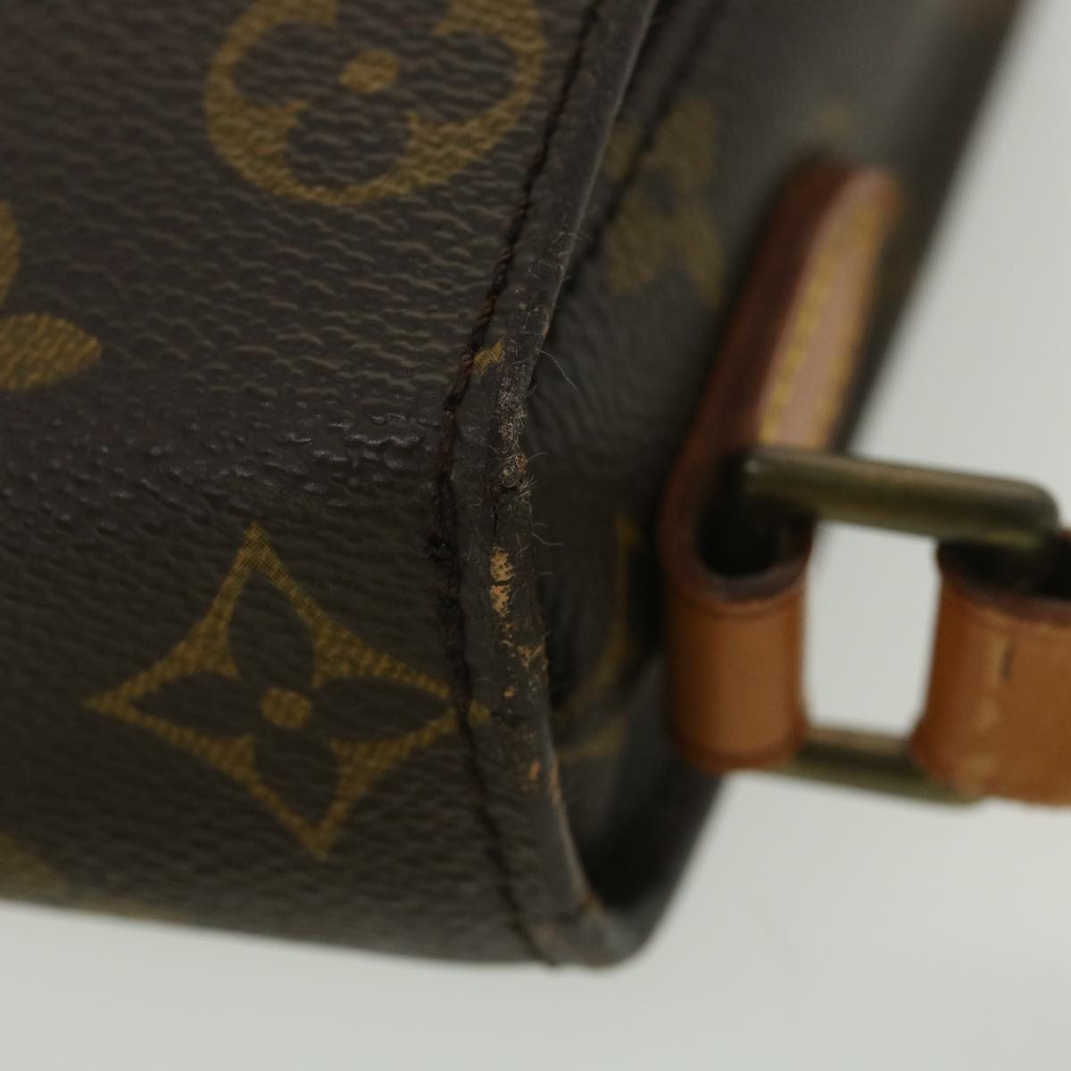 LOUIS VUITTON Monogram Saint Cloud MM Shoulder Bag M51243 LV Auth ar9006