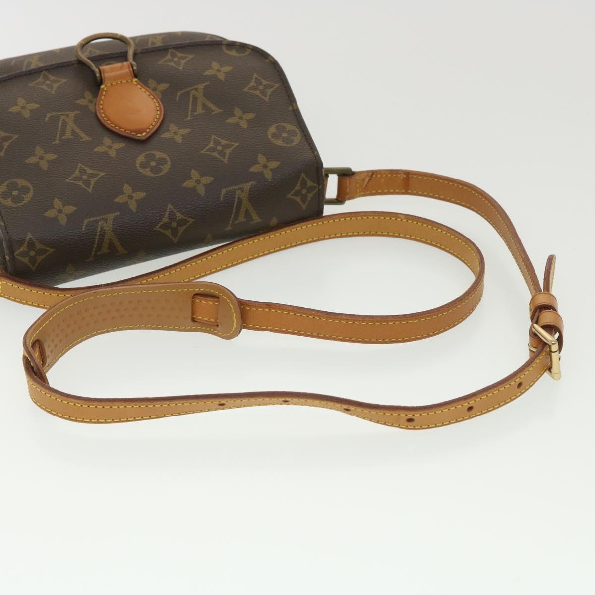 LOUIS VUITTON Monogram Saint Cloud MM Shoulder Bag M51243 LV Auth ar9006