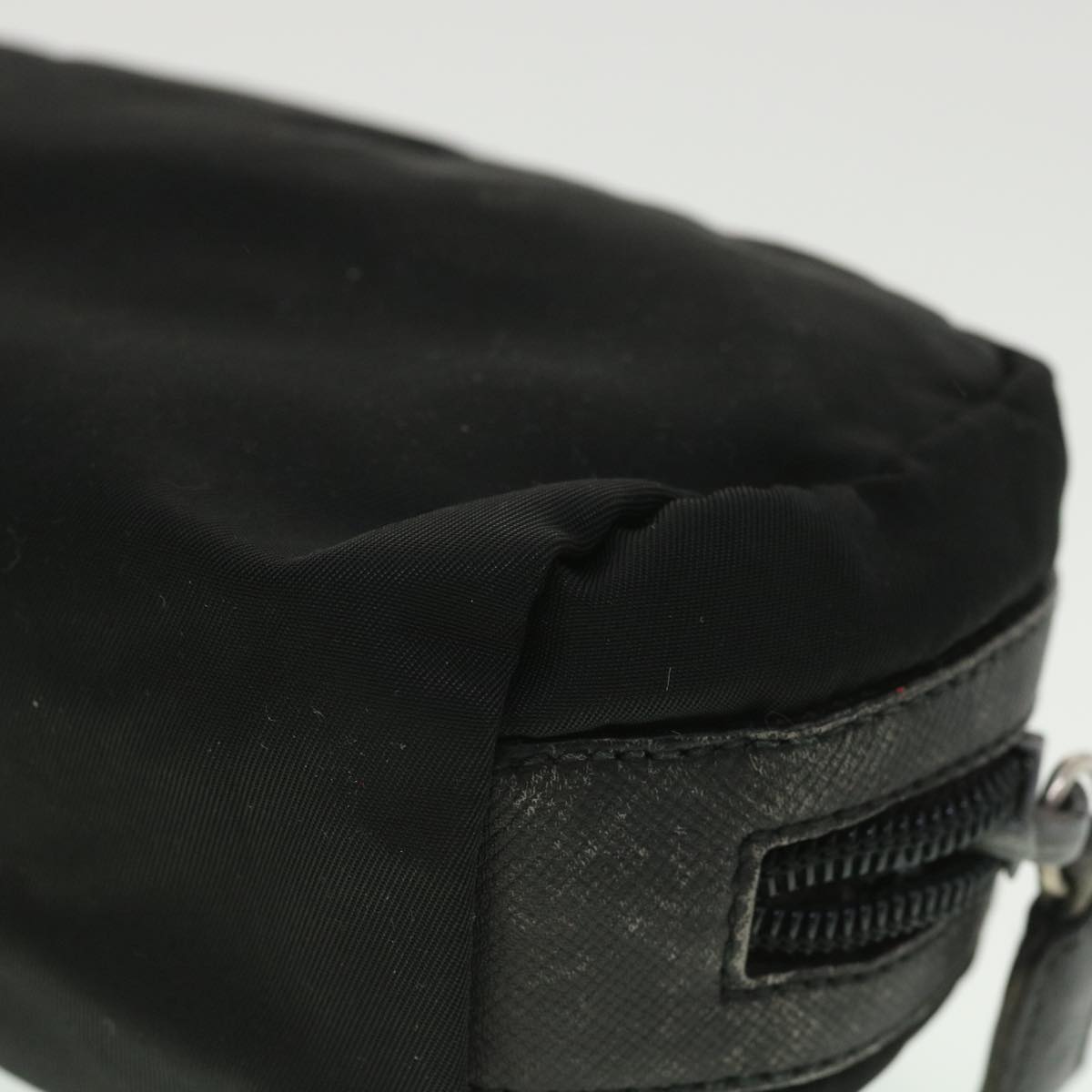 PRADA Pouch Nylon Black Auth ar9041