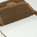 GUCCI Micro GG Canvas Shoulder Bag Beige Brown Auth ar9061-6