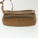 GUCCI Micro GG Canvas Shoulder Bag Beige Brown Auth ar9061-5