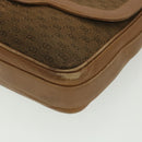 GUCCI Micro GG Canvas Shoulder Bag Beige Brown Auth ar9061-26