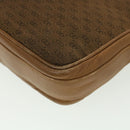 GUCCI Micro GG Canvas Shoulder Bag Beige Brown Auth ar9061-28