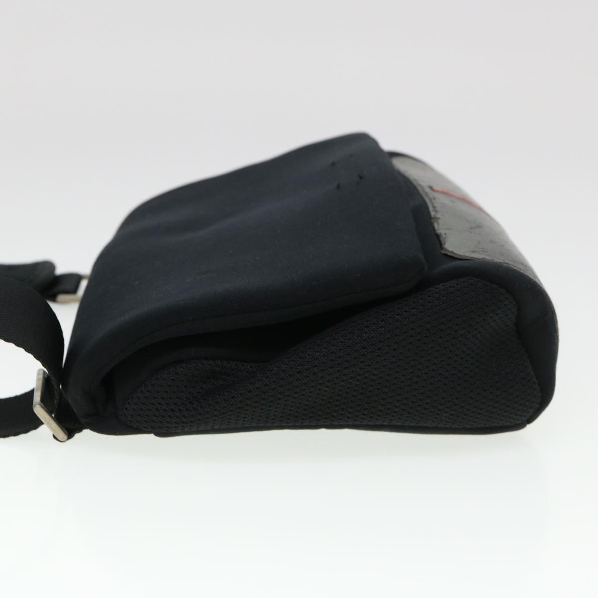 PRADA Shoulder Bag Nylon Black Auth ar9078