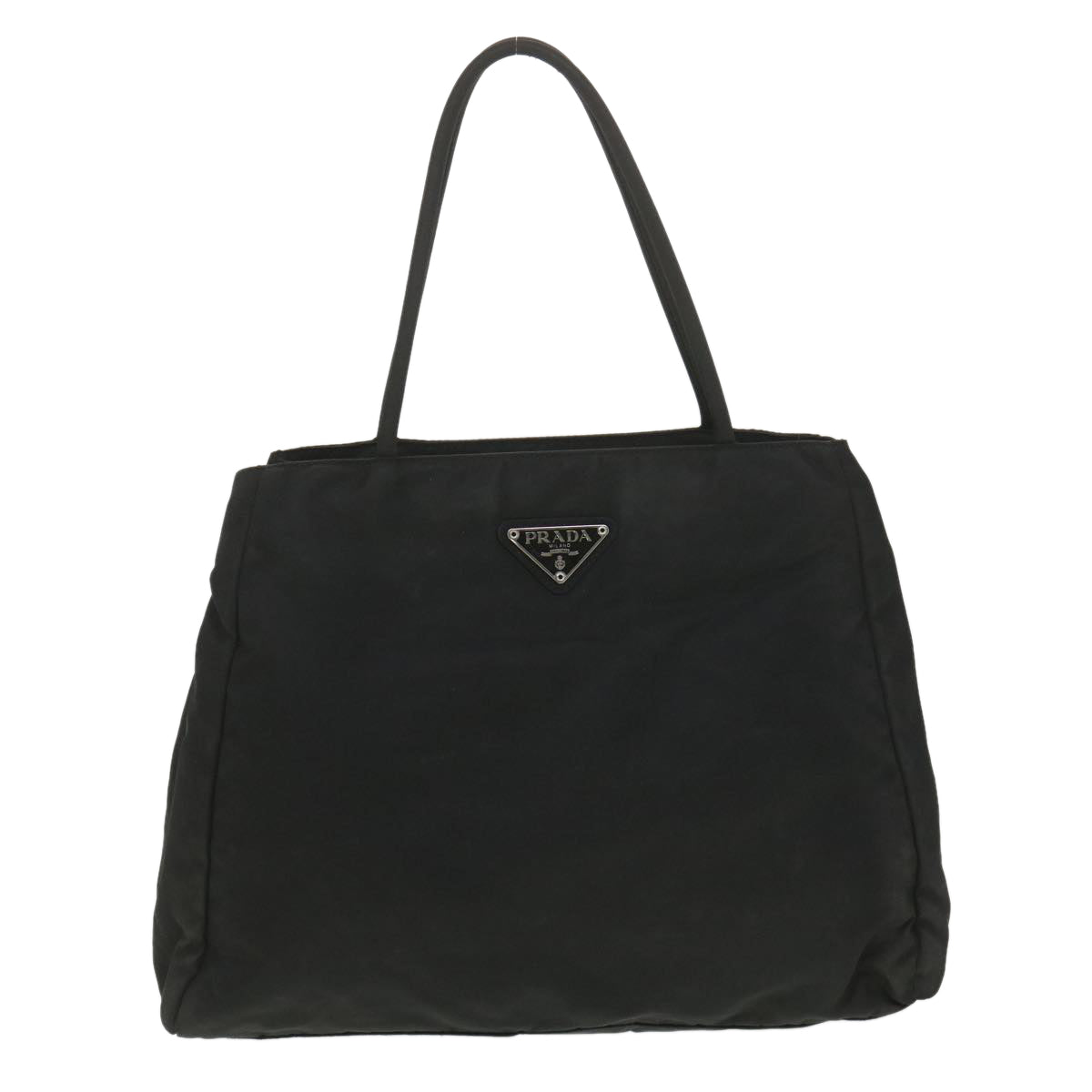 PRADA Hand Bag Nylon Black Auth ar9094