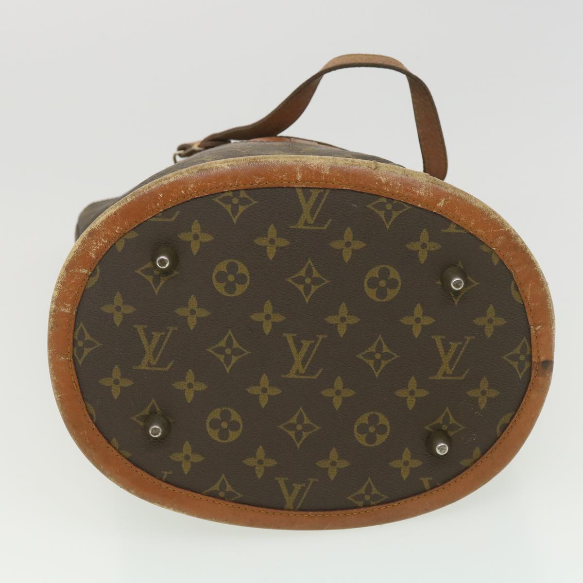 LOUIS VUITTON Monogram USA Model Bucket GM Shoulder Bag T42236 LV Auth ar9100