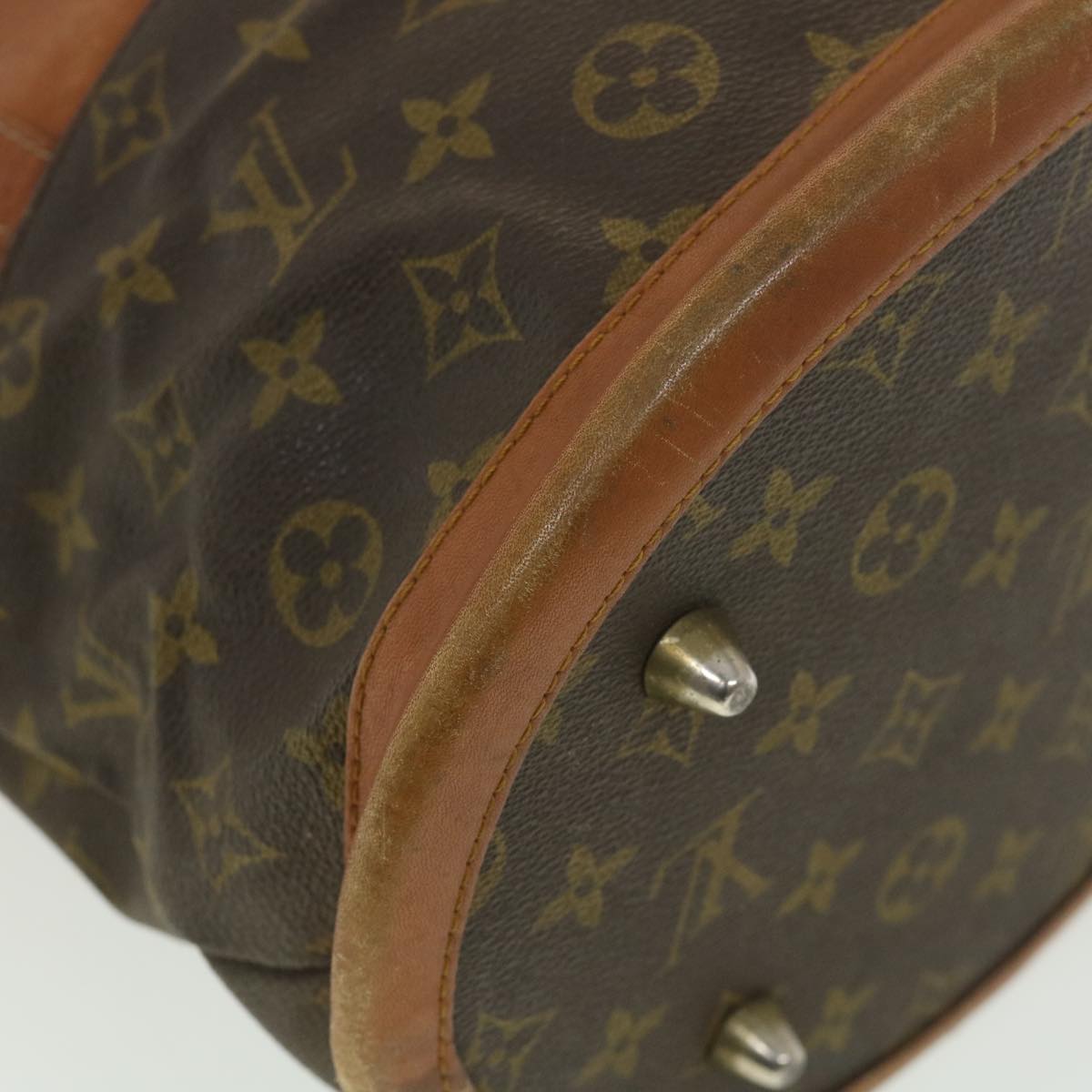 LOUIS VUITTON Monogram USA Model Bucket GM Shoulder Bag T42236 LV Auth ar9100