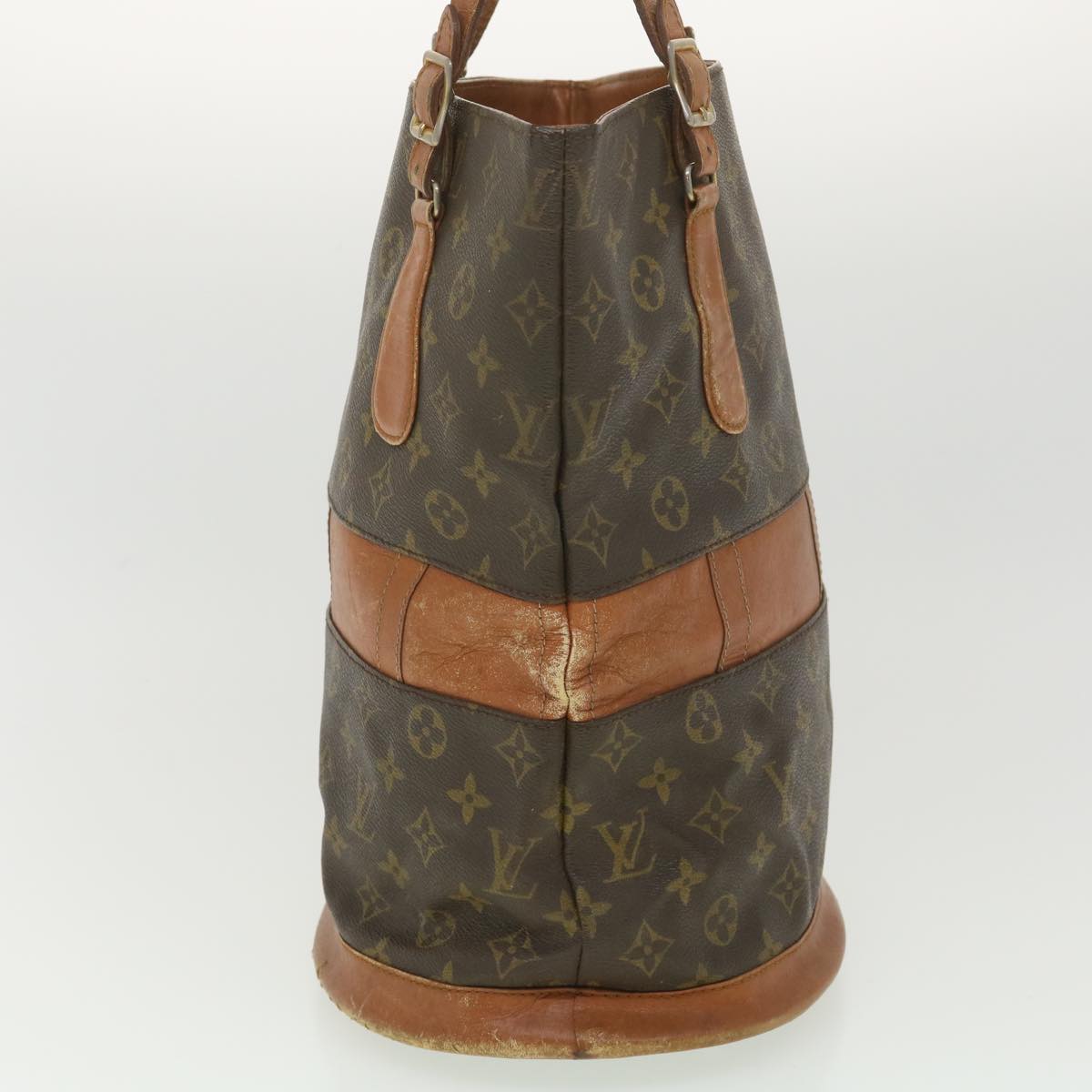 LOUIS VUITTON Monogram USA Model Bucket GM Shoulder Bag T42236 LV Auth ar9100