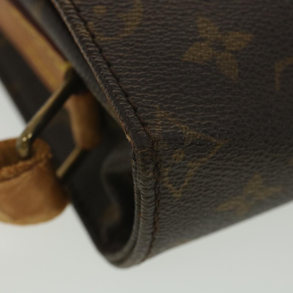 LOUIS VUITTON Monogram Cartouchiere GM Shoulder Bag M51252 LV Auth ar9119