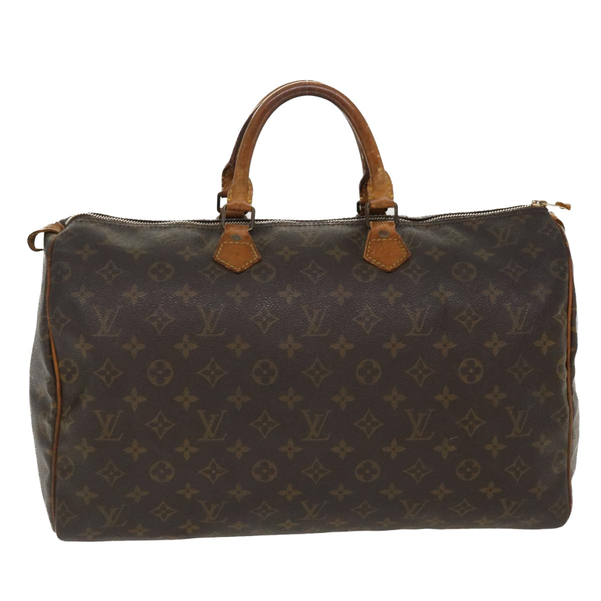 LOUIS VUITTON Monogram Speedy 40 Hand Bag M41522 LV Auth ar9121