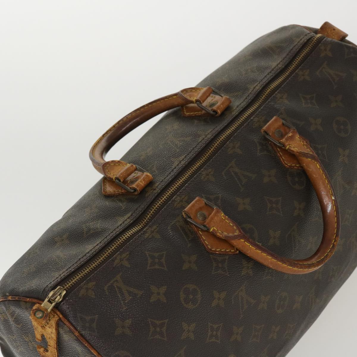 LOUIS VUITTON Monogram Speedy 40 Hand Bag M41522 LV Auth ar9121