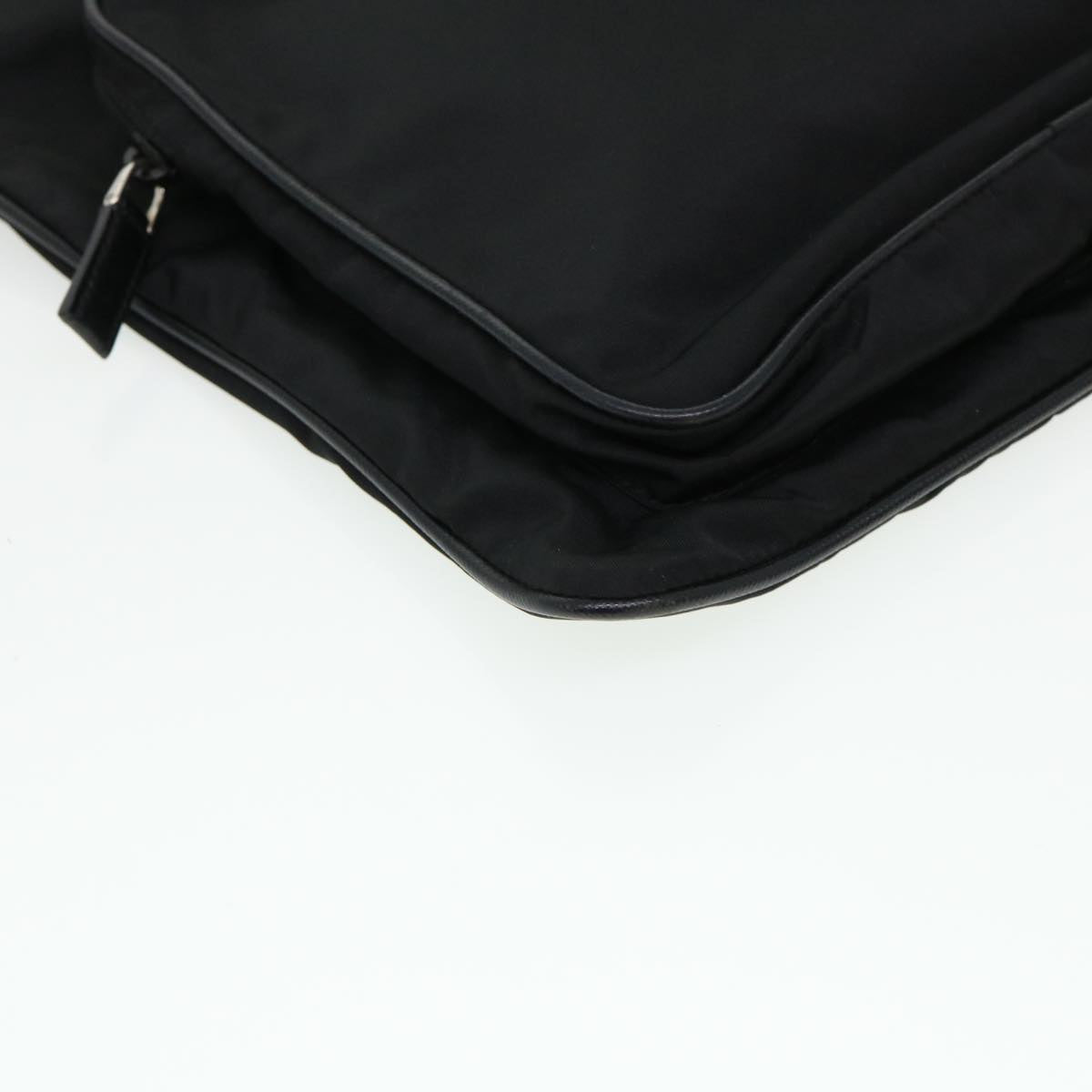 PRADA Shoulder Bag Nylon Black Auth ar9146